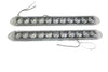 2- 15 inch 11 LED Slim Line White Back up light Solar Reverse cargo (J-535-CC-LOTOF2)