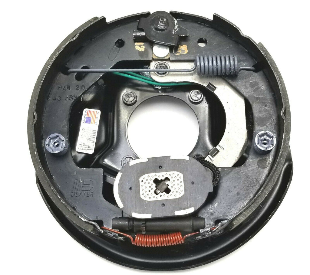 USA Dexter 10" Electric Trailer Brake Assemblies w/Parking Brakes TWO PAIRS 3.5K (K23-087-00+K23-086-00-LOTOF2)