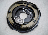 Two Pair (4) 12"x 2" Electric Trailer Axle Backing Plates Complete Brakes Left & Rt RV  (12RVEB-2P)