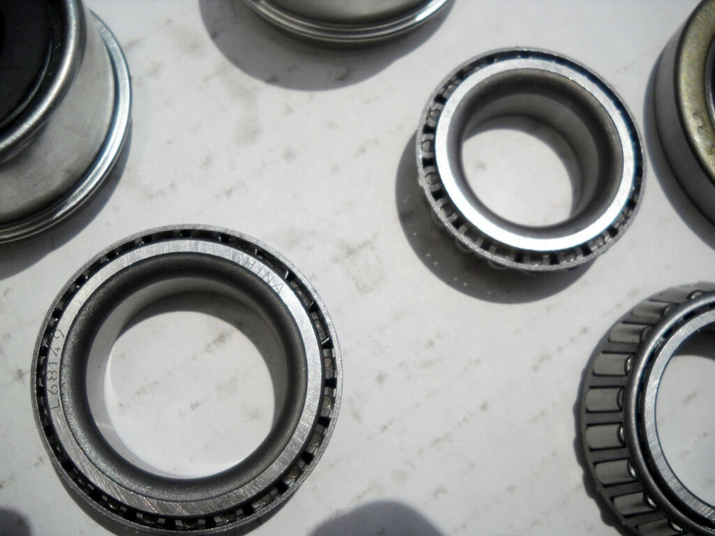 2- Genuine Dexter 5x5.5 Hubs with 3500# Bearing Kit Replace Trailer Idler Axle (825605-KITX2)