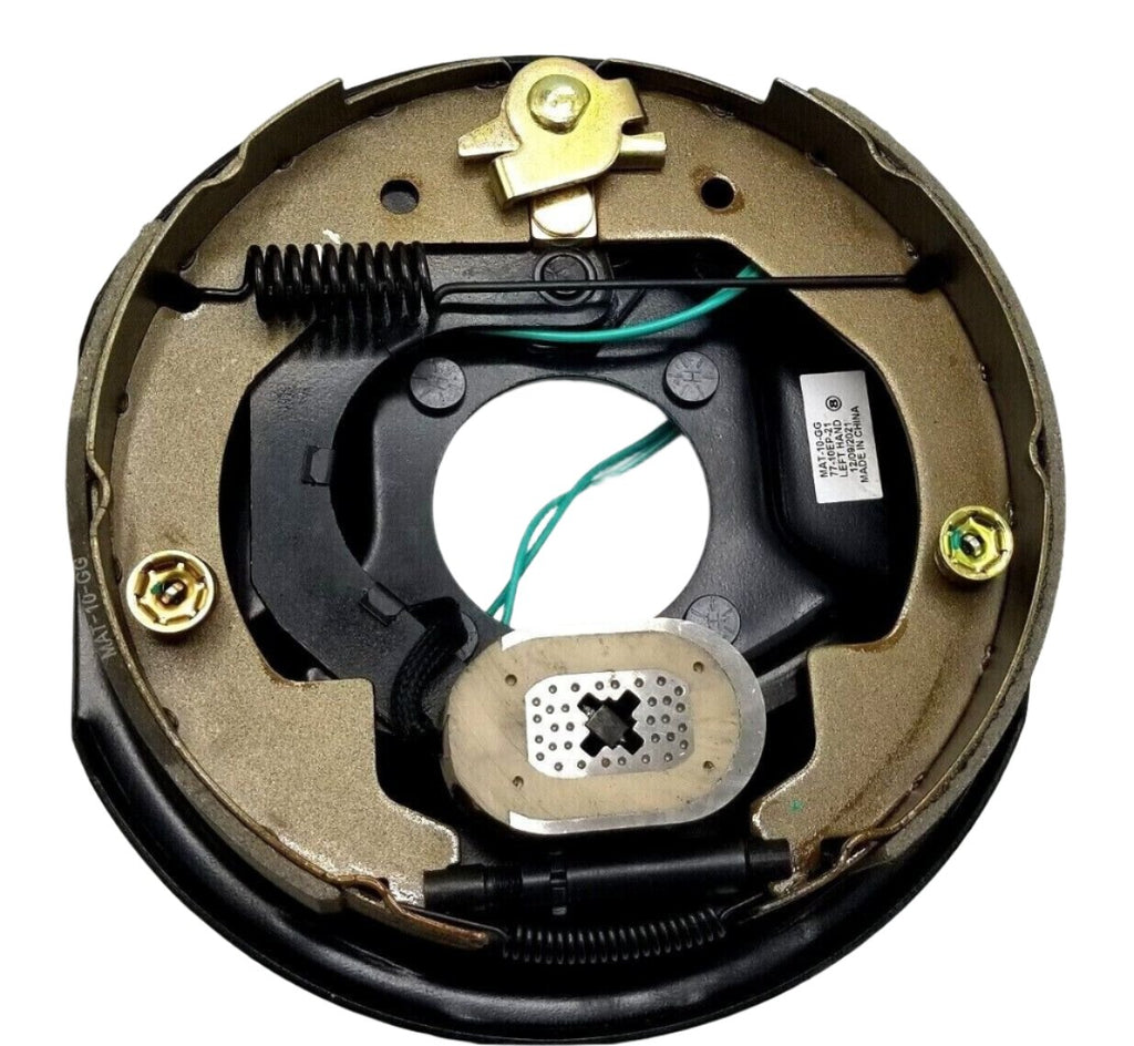 Left 10x2.25 Electric Brake w Parking Brake Fits Dexter K23-086-00 Trailer Axle (77-10EP-21)