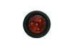 2" Red Round Sealed Lamp Clearance Marker Light 4 LED Grommet Mount Trailer RV (J-15-RK)