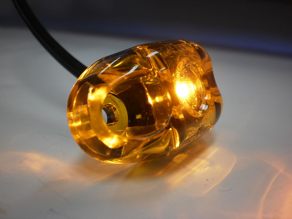 TEN - TecNiq Amber LED Clearance Marker Light Camper Trailer Truck USA (S21-AA00-1-LOTOF10)
