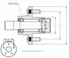 2000# Axle Beam 63" Hub Face, 5x4.5 Idler Hubs Trailer Boat Tear Drop Axel (2000-63-5LUG)