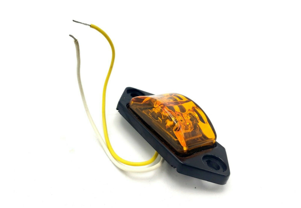 Kaper II 3-3/8" x 1-3/8" Amber LED Clearance Marker Trailer Light P2 P3 Rated (L04-0038A)
