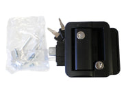 Replacement Travel Trailer RV Camper Door Paddle Latch Handle Flush Lock Black fits Fastec  (TTL-43610-2006)