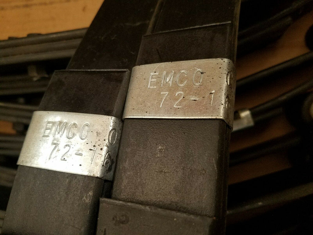 2X New 20" Trailer Leaf Spring 700# (1400# axle) Camper 3 Leaf UNA-168 72-16  (DE-7216-2X)