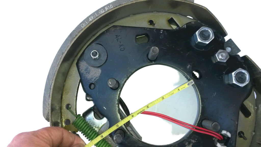 2 - 10K AL-KO 12-1/4"x3-1/2 Backing Plate Electric Brake K568255.1-2 ALKO Trailer 7290 (K568255-KIT)