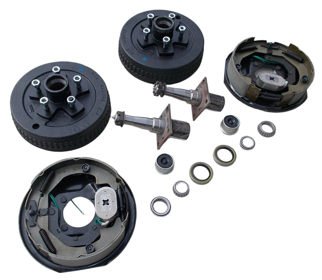 Build Your Own 3500# Electric Brake Trailer Axle Kit EZ Lube Spindle 5x4.5 Drum (BYOAK-84-D545-2.0R)