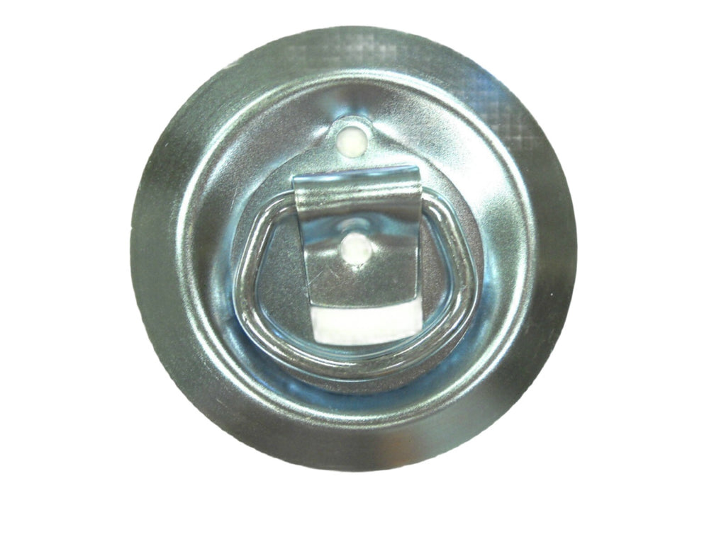 4" Round Surface Mount D Ring Loop Rope Chain Tie Down Trailer 800# Rated (RR08)