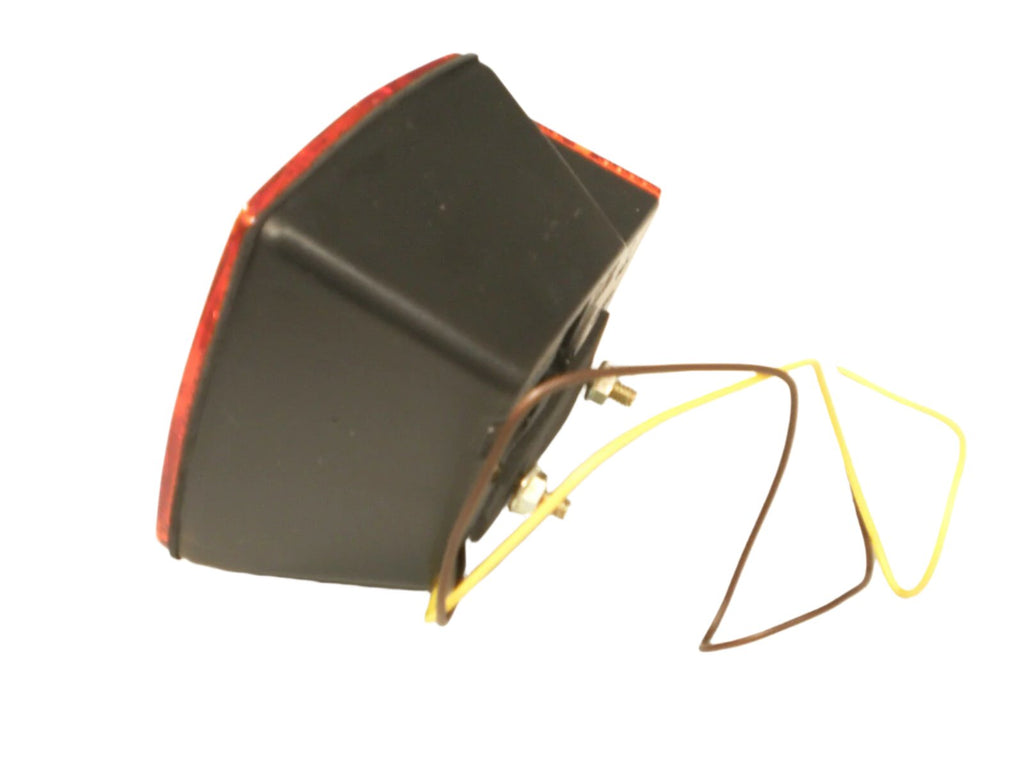 PAIR Boat Trailer LED Box Red Brake Stop Turn Tail Camper Under 80 w/ Wire Leads (J-24245 + J-24245L)