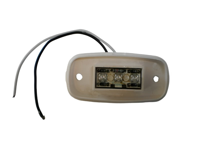 2 - Jammy Marker Light LED J-626/625 Amber 4" x 2" reflex lens Trailer Camper (J-625-A X 2)