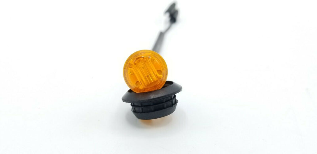 5 - Maxxima Light 3/4 Mini Amber 3 LED Clearance Marker Hot Spot Trailer (M09300Y-LOTOF5)