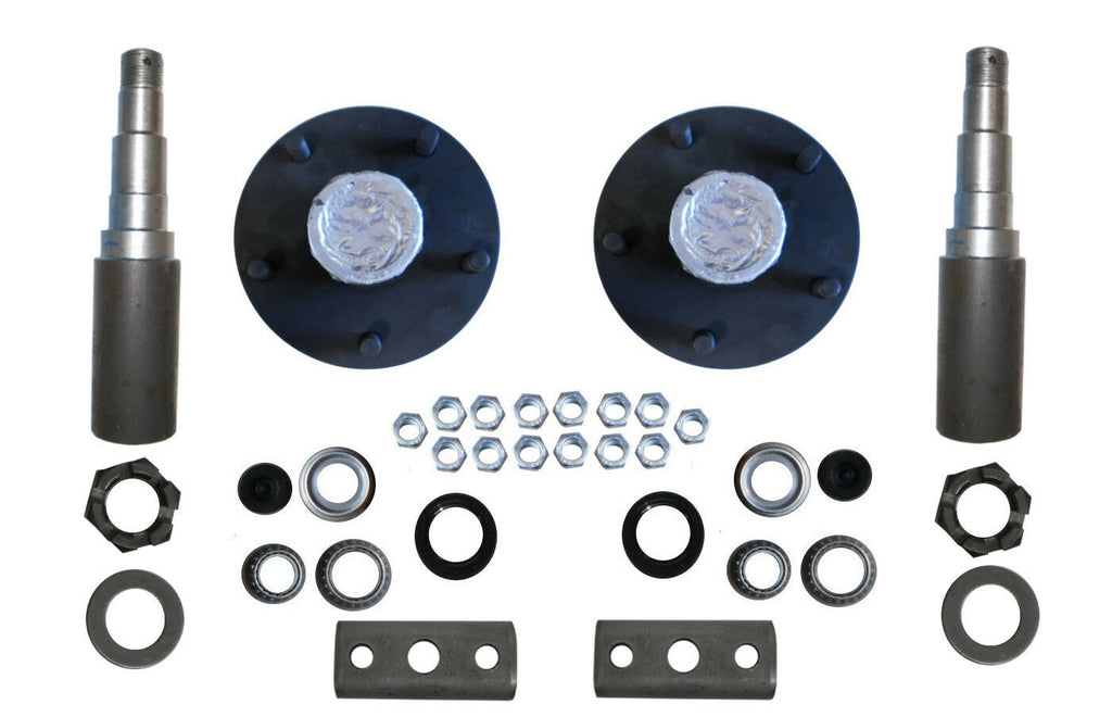 Build Your Own Trailer Axle Kit 3500# Camper ROUND 5 x 4.5 Bolt Pattern Axel (BYOAK-84-H545-R)