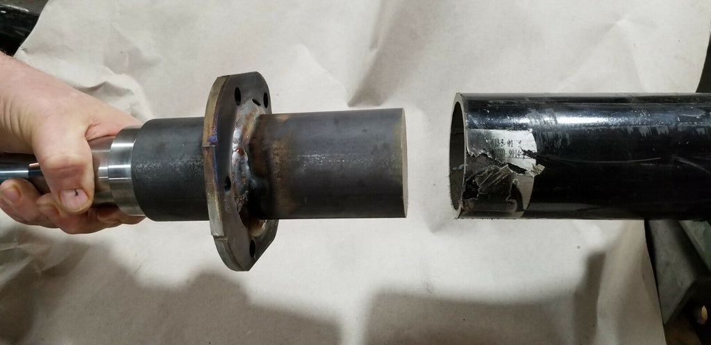 Trailer Axle Spindle #42 6000# 7000# W/ Brake flange EZ Lube hub Stub shaft Axel (SP-25042FZ-KIT)