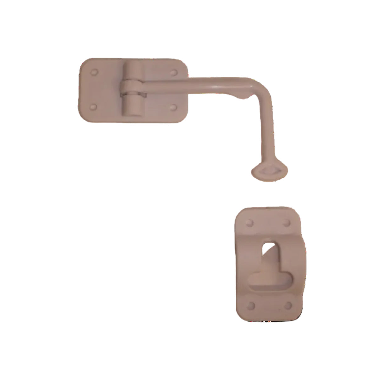 White 90 Degree Angle Door Hold Back Hook Keeper Stop Stopper Trailer Camper RV  (MD490W)