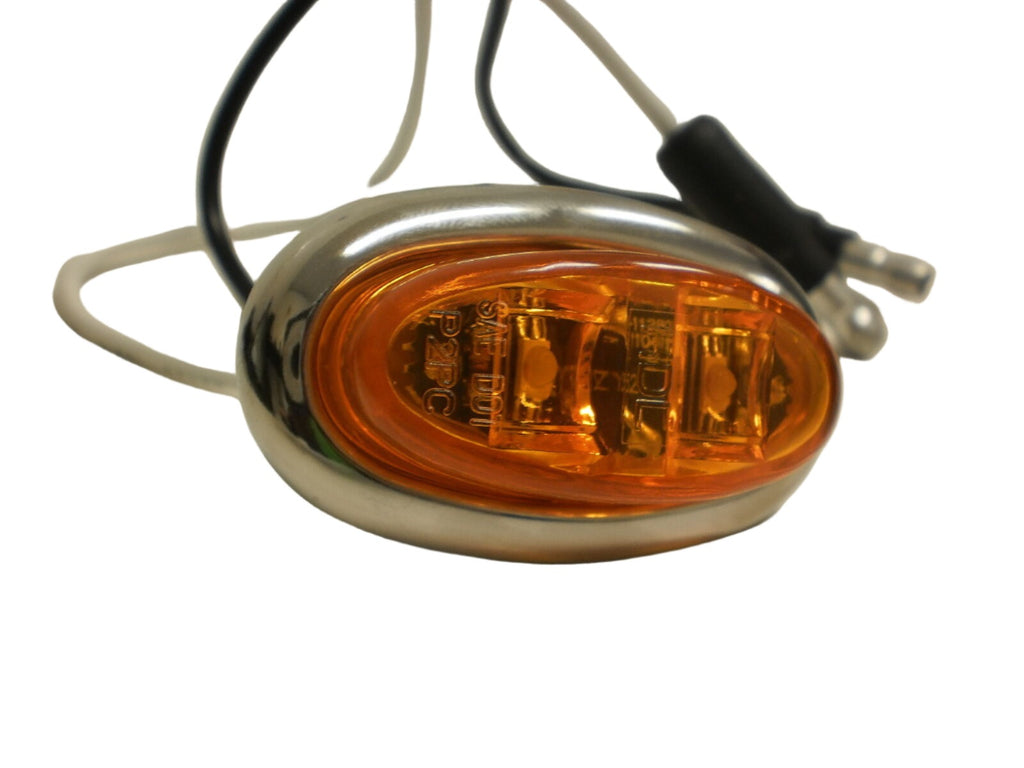 2" Stainless Steel Bezel Marker Clearance 3/4" LED Heavy Duty Lighting (HD21000SS)