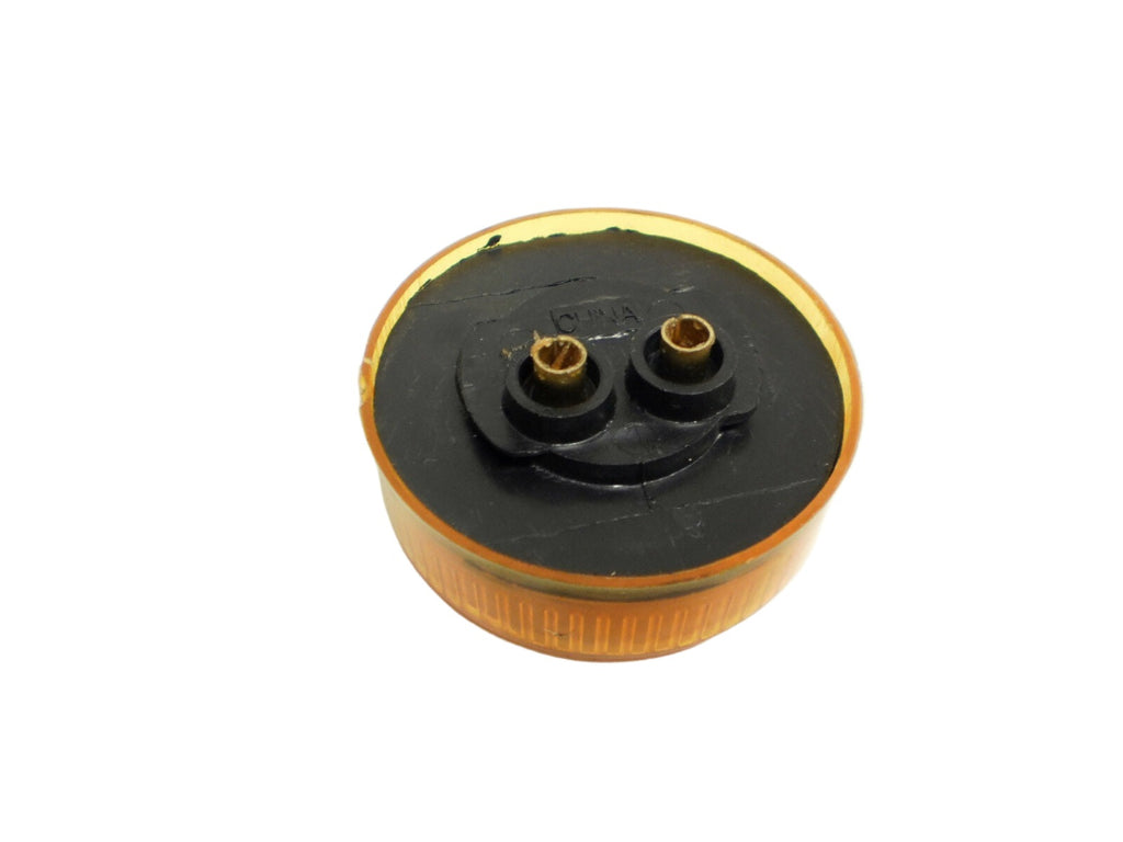 2" Amber Round Sealed Lamp Clearance Marker Light 4 LED Grommet Mount Trailer RV (J-15-AK)