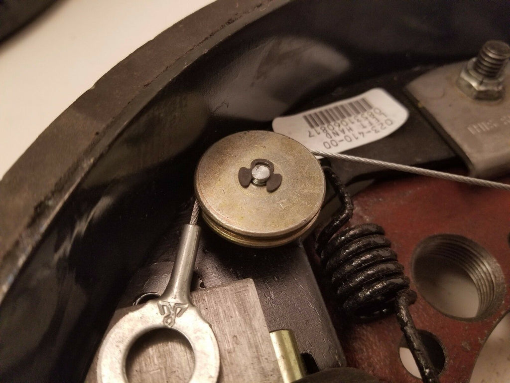 12-1/4" x3-3/8" Dexter Left Hydraulic Brake Backing Plate Trailer 10000 10K Axle (023-410-00)