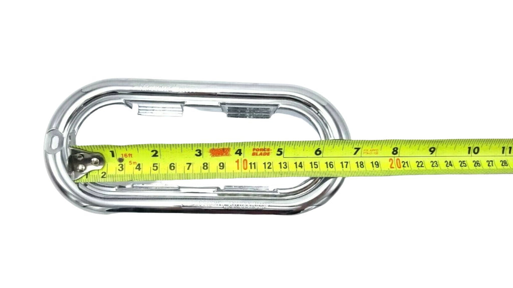 6" Oval Trim Ring Maxxima M63253CH Truck Trailer Plastic Chrome Bezel Cover (M63253CH)