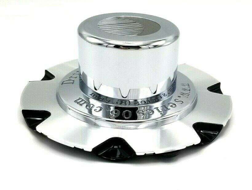 Black Series 06 Center Cap Cover 15" 7 Spoke Trailer Rim Tire Hi-Spec Wheel (90091B)