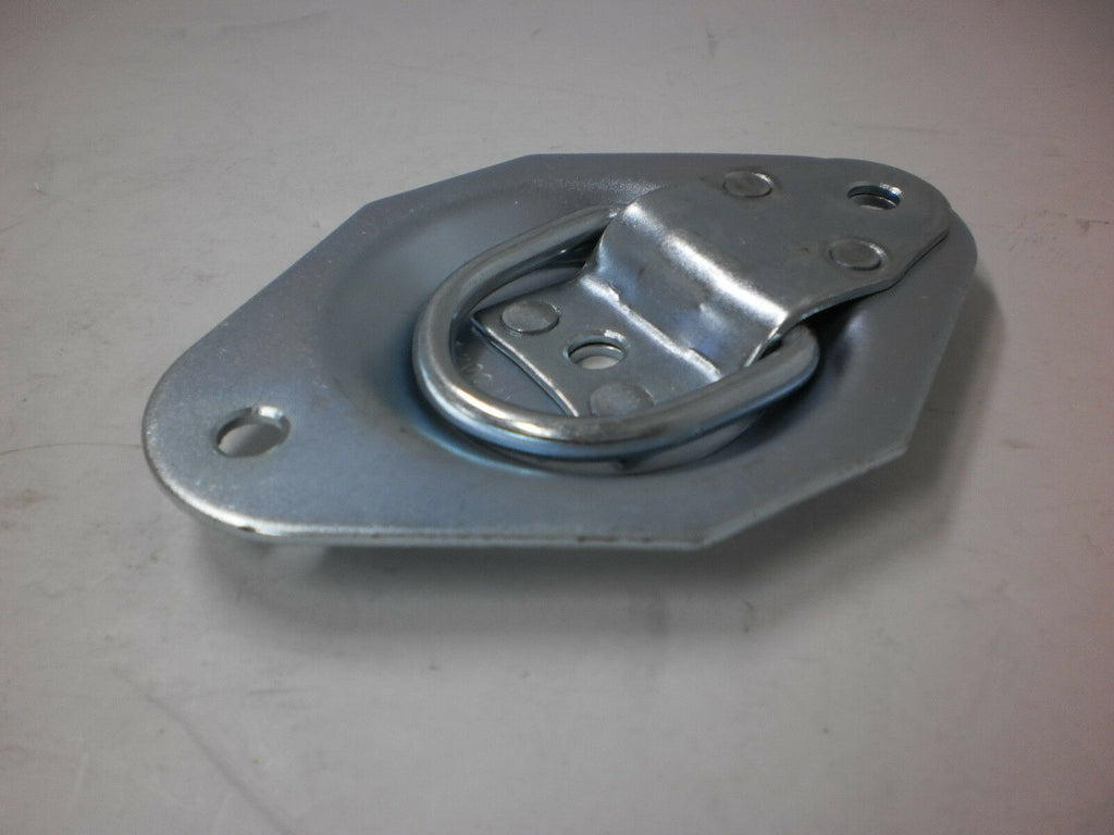 12 - 1/2" Recessed D Ring Rope Tie Down 1200# Rated Trailer ATV Snowmobile (RR01-LOTOF12)