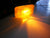 2 x 4 Surface Mount Amber LED Side Marker Clearance Light Trailer Truck Gasket (J-425-AW)