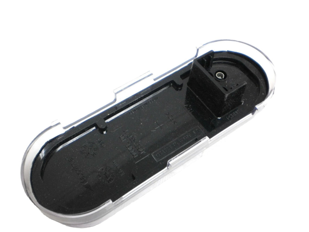 Maxxima 6" Oval Red Clear LED Stop Turn Tail Light Truck Trailer RV  (M63322RCL-KIT)