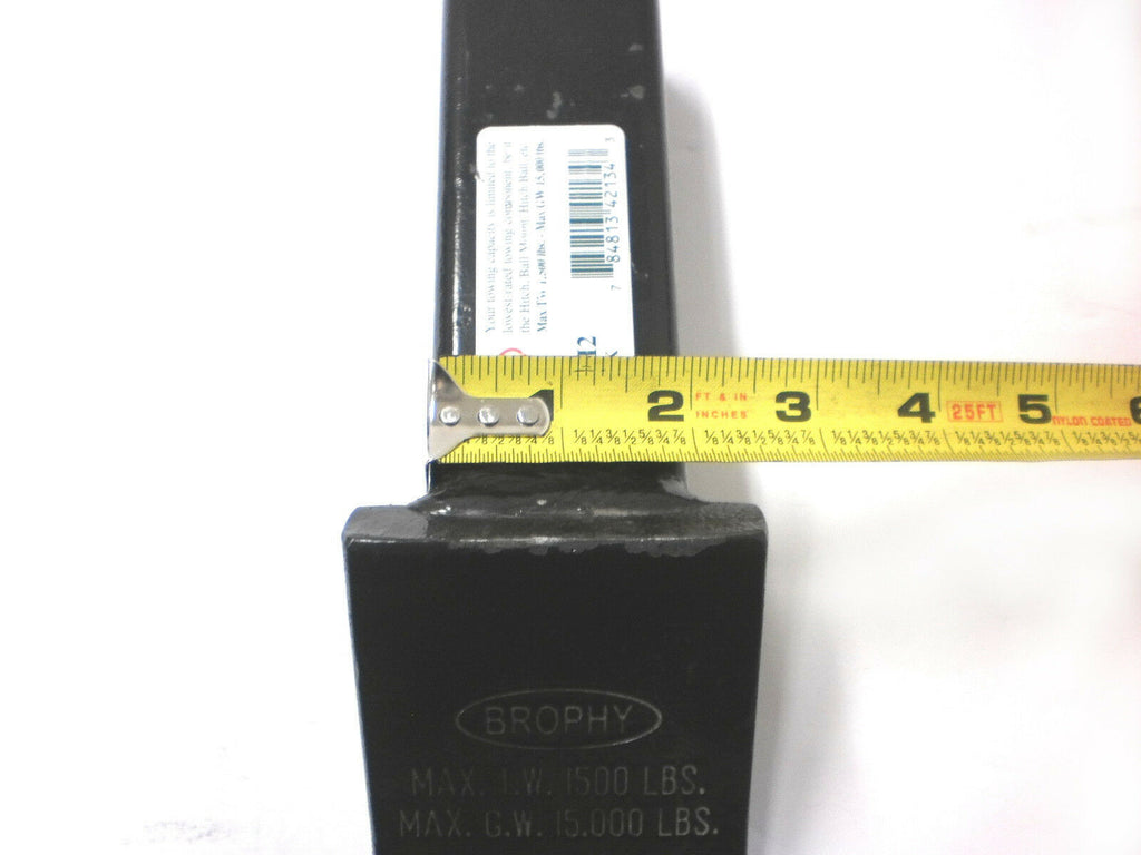 2" Drop USA Made Solid Steel Ball Mount Receiver Hitch 15,000# Heavy Duty  (BMH2)