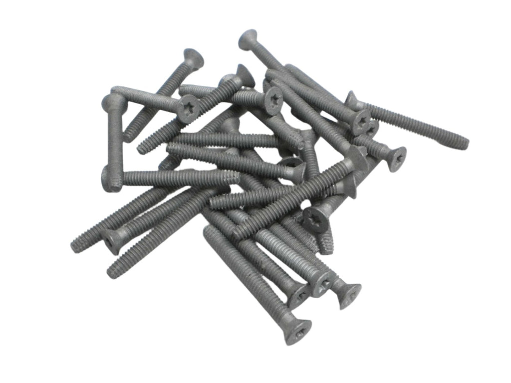 20- 1/4" x 2.5" PLATED Torx Self Tapping Trailer Deck Screws ACQ Treated Wood  (TFX250ACQ-LOTOF20)