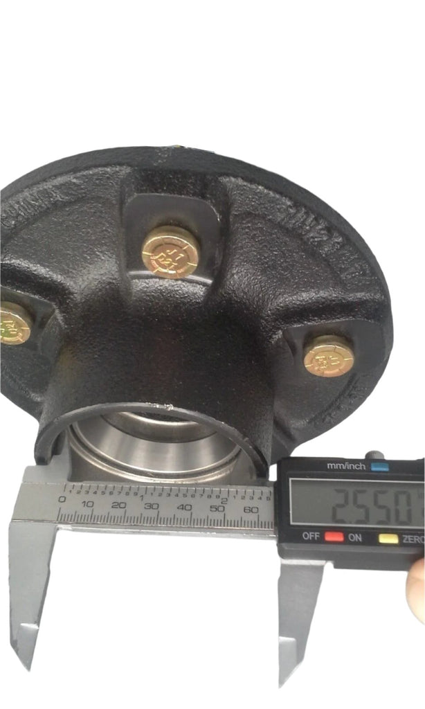 PRE-GREASED 3500# Trailer Axle Wheel Hub fit Dexter ALKO Axis 5x4.5 Axle  (SH2RV545-KIT-pregreased)