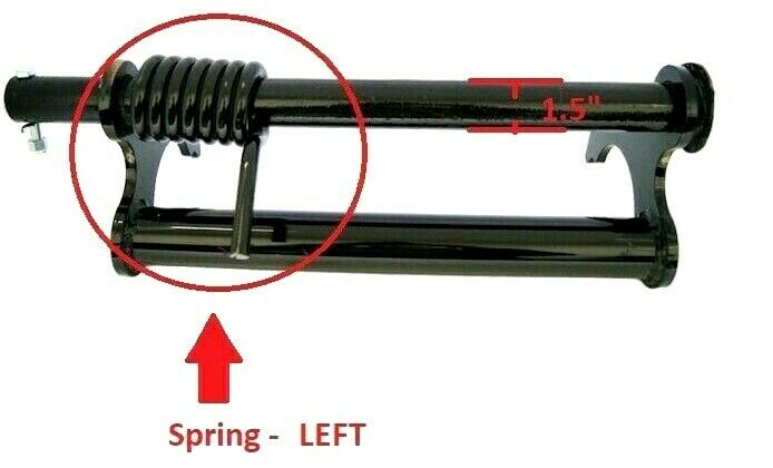PAIR Replacement Ramp Spring for 1.5" Shaft Rod on Equipment Implement Trailer (8600089 + 91)