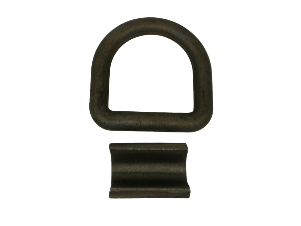 5/8" Weld On D Ring Chain Tie Down 18,000 Rated Trailer Truck Rope Forged Loop (LRW1)