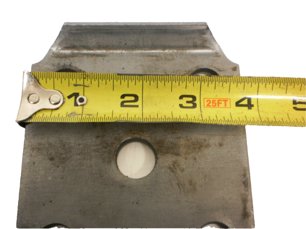 2-1/8 x 5-3/8" Square U Bolt Kit with Plates Trailer Boat Axles 1/2" 2 x 2 Tube (UBK-2000-SQ)