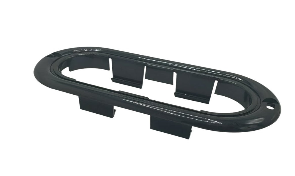 Maxxima Black Snap-On Flange Grommet For 63 Series 6" Oval PC Trailer Lights  (M63253BLK)