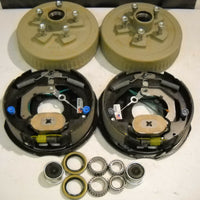 Add Brakes Basic Dexter 5 x 4.75 3500# Drums Dexter 10" Never Adjust Backing (945475-B-FSA-DEX)