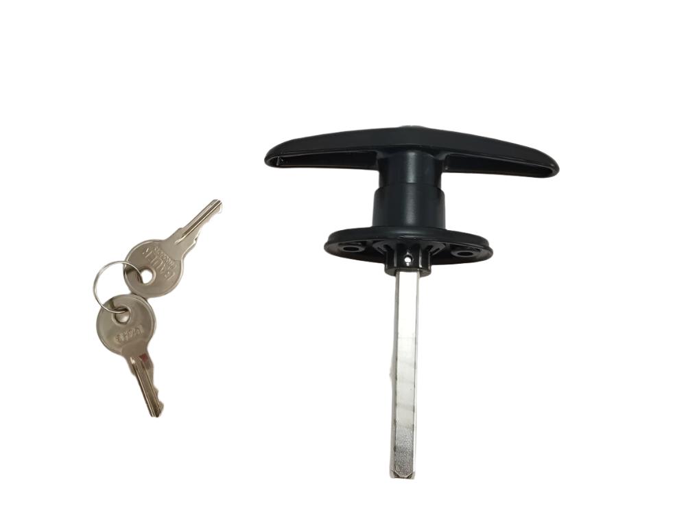 Bauer Rivet Mount Clockwise Locking T Handle 1 3/4" Shaft T-303 Trailer Hatch (HT303B)