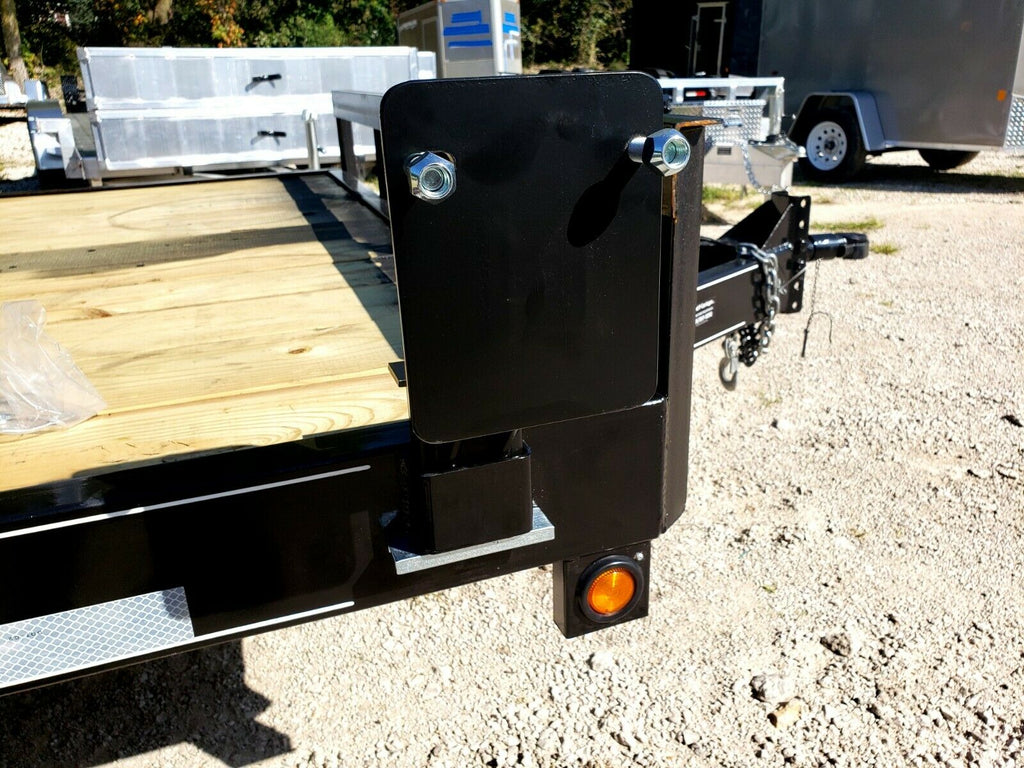 USA MADE Trailer Stake Pocket Spare Tire Carrier Holder Powder Coated 5, 6&8 Lug (SPTC)