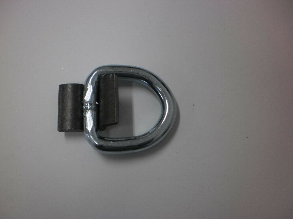 10 - 3/8" D Ring 5000# Weld On ATV Motorcycle Rope Tie Trailer Truck (WR15-LOTOF10)
