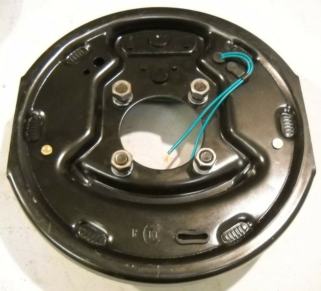 Right Side 10" x 2.25" Trailer Electric Brake Backing Plate 3500 Axle  Shoe Axel (10RVEBRH)