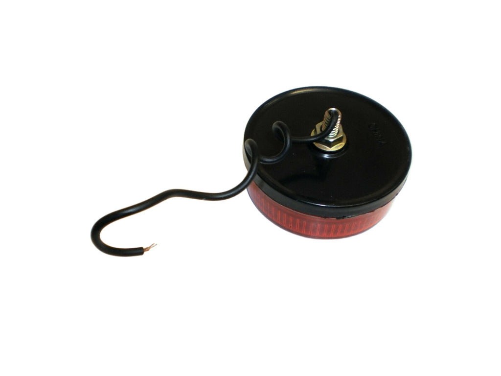 2.5" Red Round Reflective Sealed Clearance Marker Light 7 LED Stud Mount 2 1/2 (J-2065-R)