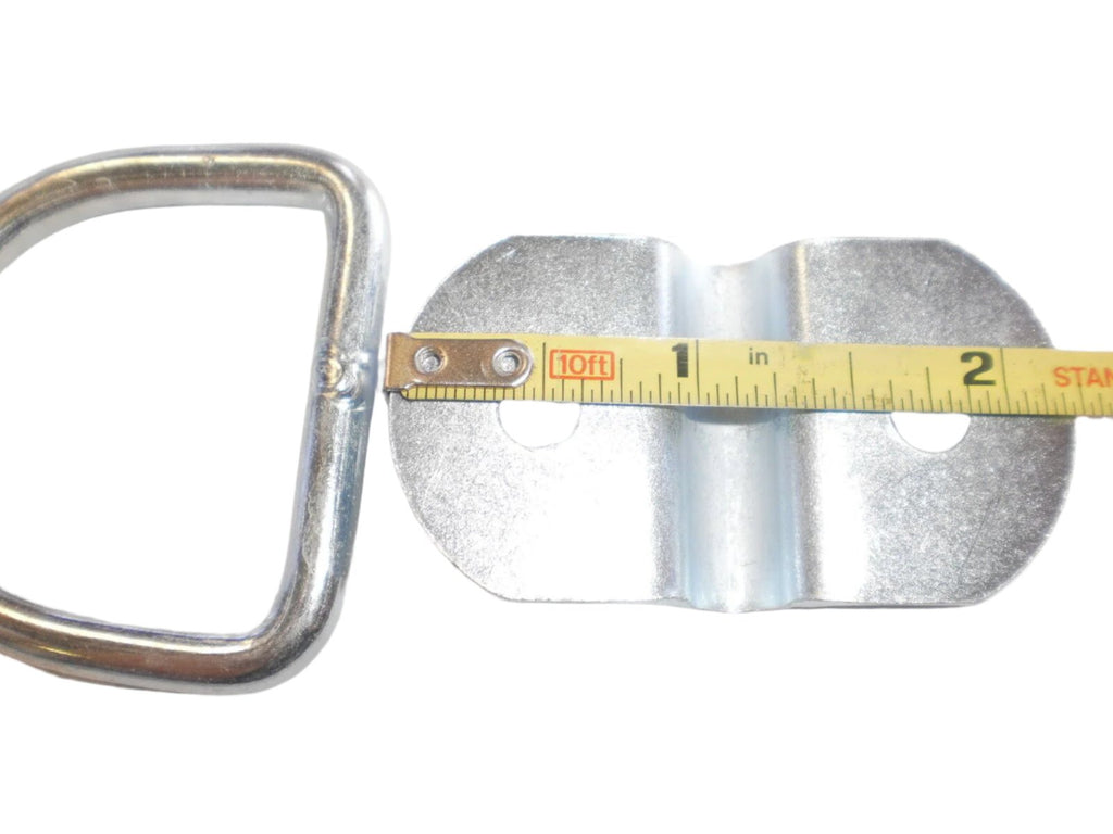 8 - 3/16" D Ring Rope Tie Down 1000# Rated Trailer ATV Snowmobile Truck Jeep (SR10-8)