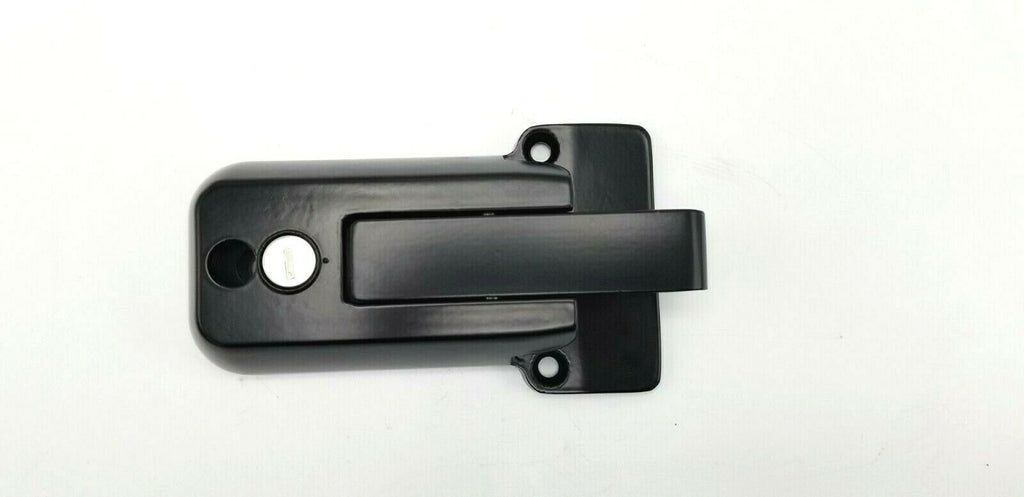 2- KEYED ALIKE Black Locking Cargo Trailer Cambar Door Latch Vise Lock Cam Bar (CBL-B-2X)