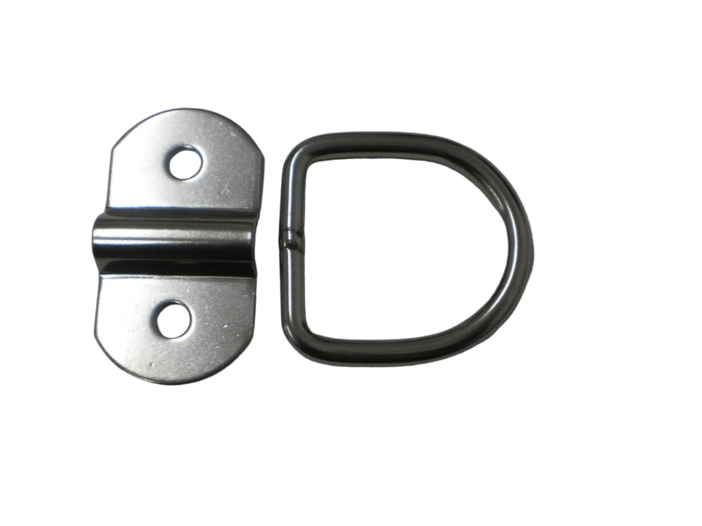 6 - 3/16" D Ring Rope Tie Down 1000# Rated Trailer ATV Snowmobile Truck Jeep (SR10-6)