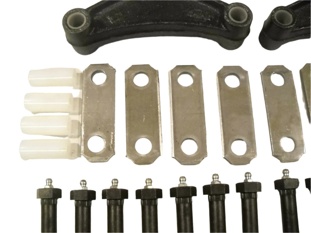 Greaseable Tandem Axle Trailer Spring Suspension Rebuild Kit Wet Bolt 3500 Short (SRK-TA-WB-SE)