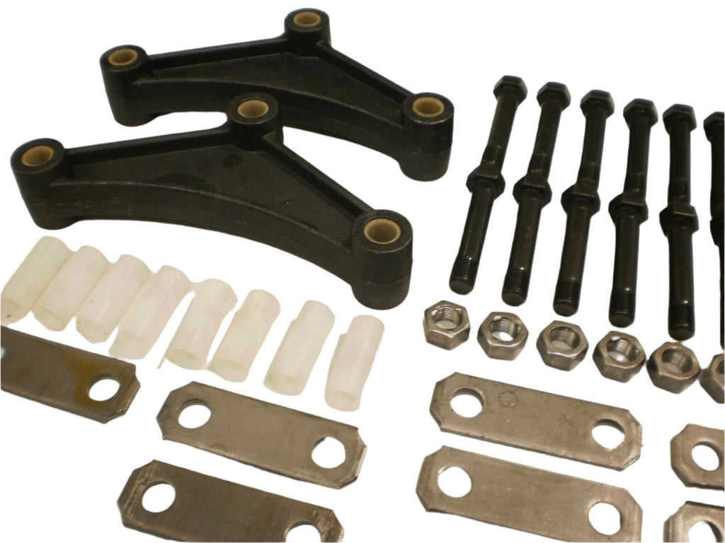 Tandem Axle Trailer Spring Suspension Rebuild Kit 7 to14000# Camper Repair Axel (SRK-TA-SB-LE)