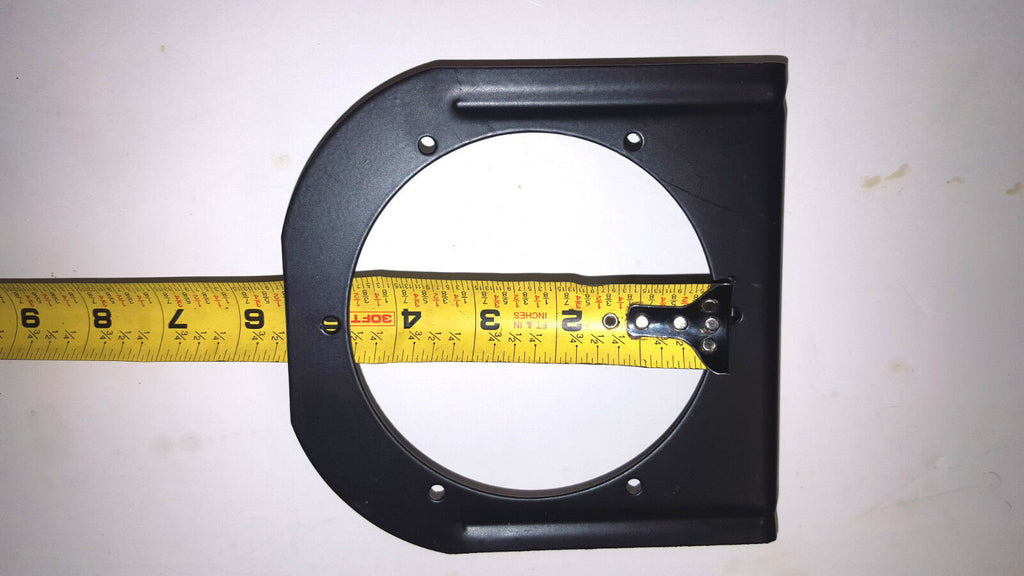 TWO - 4" Round 12 Diode Amber LED With Black Mounting Bra0cket Stop  Turn Tail (J-4512-ACK + J-40-BRKLOTOF2)