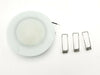 Recessed 4" Round White LED Down Light, 36 Diode with Metal Housing Entegra RV (L19-DD-GL-GL-SP)