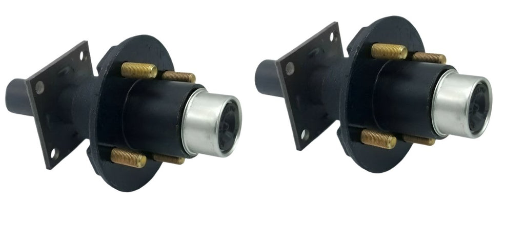 Pair - Stub End Replace Idler Axle Kit 4x4 Hub 2000# BT16 Spindle (BYOAK-4X4BT16-DNUFB-KITX2)