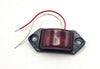 Kaper II 3-3/8" x 1-3/8" Red LED Clearance Marker Trailer Light P2 P3 Rated (L04-0038R)